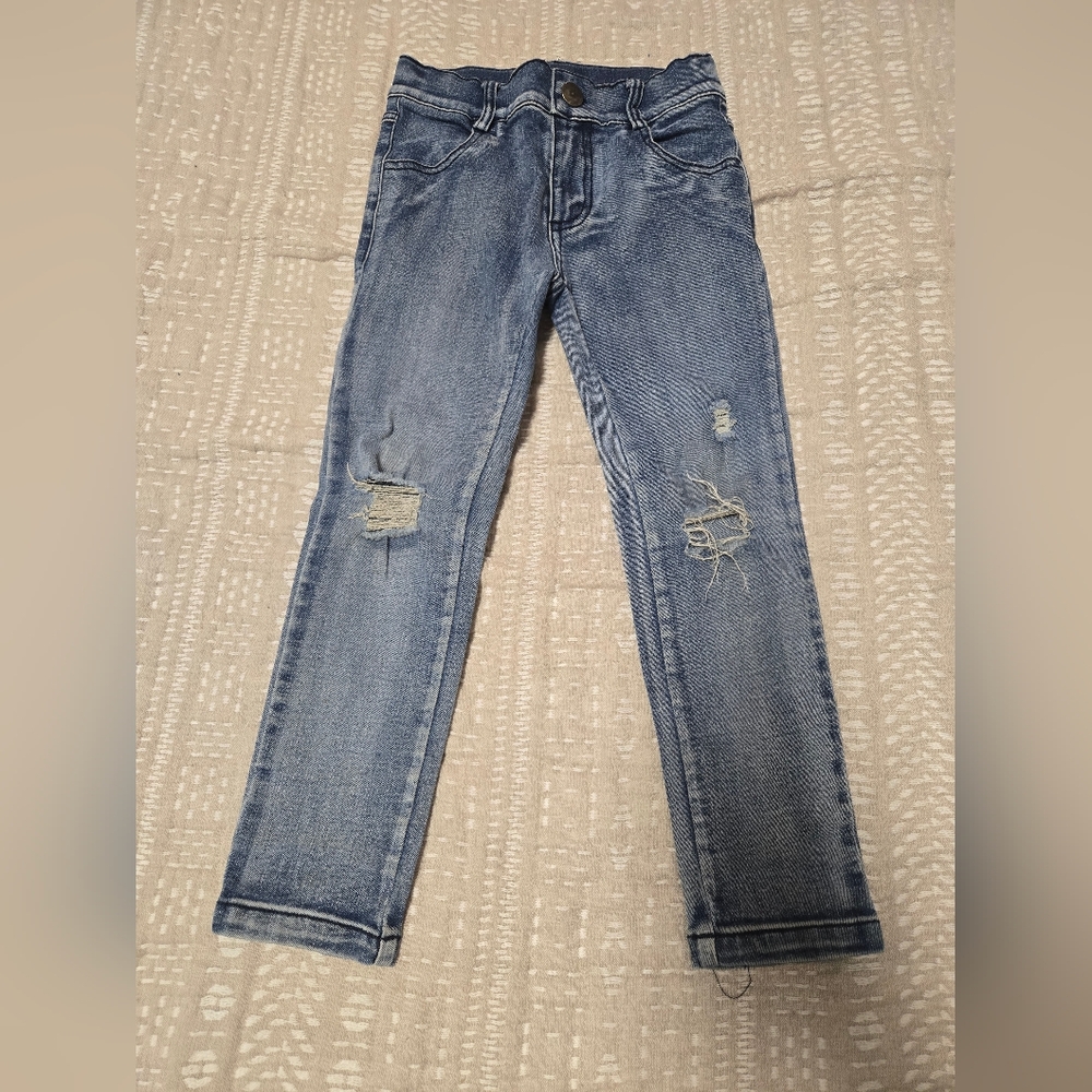Raxtin Distressed Blue Jeans